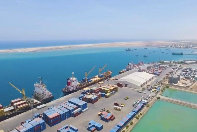 Containers loaded for air or sea freight for export from Puntland.